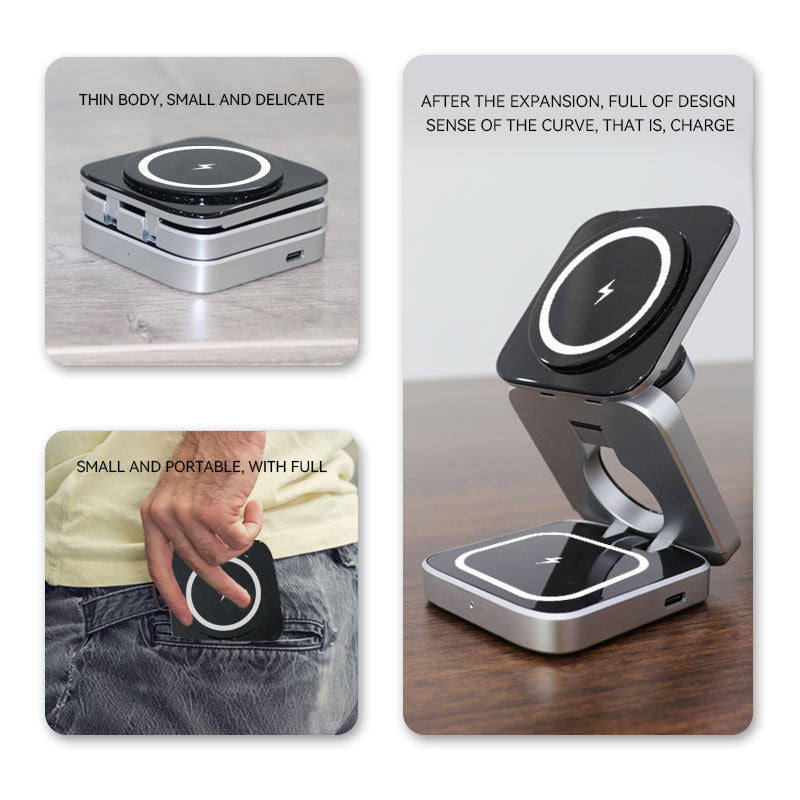 Three In One Desktop Wireless Charging Bracket Three In One Desktop Wireless Charging Bracket